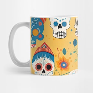 Dia de los muertos pattern Mug